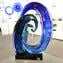 Wave of the Blue Sea - Sculpture - Original Murano Glass OMG