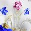 Wall Lamp Rosetto Firenze - Venetian Murano Glass - 2 lights