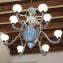 Lampadario Veneziano - Avorio - Vetro di Murano