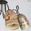 Fantasy - Hanging Lamp 3 lights - Original Murano Glass