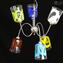 Chagall Chandelier - Hanging Lamp 6 lights - Original Murano Glass