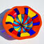 Puzzle plate - Multicolor - Original Murano Glass OMG
