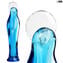 Madonna - Crystal light blue - Original Murano Glass Omg