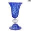 Regal Giglio Cup - Blue - Original Murano Glass OMG