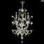 Venetian Chandelier 6 + 3 crystal and gold - Rezzonico - Murano Glass