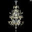 Venetian Chandelier 6 + 3 crystal and gold - Rezzonico - Murano Glass