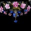 Venetian Chandelier Rosetto Firenze - 12 lights - Original Murano Glass