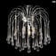Drop Chandelier in Clear glass - Original Murano Glass OMG