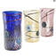 Vaso con Murrine e argento - Blu - Vetro originale di Murano