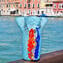 Vase Rainbow - Turquoise - Original Murano Glass OMG