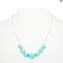 Parure Perle celesti L - con Argento - Vetro di Murano Originale OMG