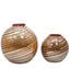 Romano - Red rim and silver leaf Vase - Original Murano Glass OMG