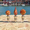 Bottle stopper - Missoni drop shape - Original Murano Glass OMG