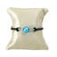 Bracciale Perla Azzurra - con Argento - Vetro di Murano Originale OMG