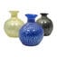 Black Vase with silver leaf - Original Murano Glass OMG