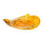 Plate Centerpiece with avventurina - Orange - Original Murano Glass OMG