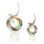 love Knot Sculpture - Multicolors rods - Original Murano Glass OMG