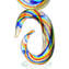 Double strip sculpture - One of a kind - Original Murano Glass