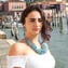 Necklace Millefili Conterie - Amar - Turquoise - Original Murano Glass OMG