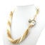 Parure Elif - Conterie - Oro e bianco - vetro di Murano
