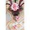 Wall Lamp Rosetto Firenze - Ruby - 3 + 2 lights - Original Murano Glass OMG
