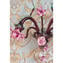 Wall Lamp Rosetto Firenze - Ruby - 3 + 2 lights - Original Murano Glass OMG