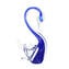 Swan Figurine - With colors Sommerso - 1 Piece - Orginal Murano Glass OMG