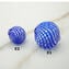 Filigree Murano glass Beads - Blue