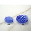 Filigree Murano glass Beads - Blue