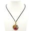 Pendant Necklace Raffaello - Red & Gold - Orignal Murano Glass OMG