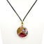 Pendant Necklace Raffaello - Red & Gold - Orignal Murano Glass OMG