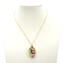 Bloom Pendant Jade - Oval - Murrine & Gold - Orignal Murano Glass OMG