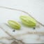 Murano glass Beads - Green & Aventurine