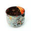 Bowl - Red & silver leaf - Original Murano Glass