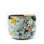 Bowl - Red & silver leaf - Original Murano Glass