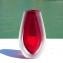 Vase Diafon Red - Sommerso - Original Murano Glass