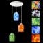 Hanging lamps - 3 Cups - Different colors