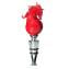 Tappo per bottiglia - Cavallo rosso - Vetro di Murano Originale