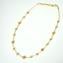 Necklace set Burano - Gold & Amber - Murano glass